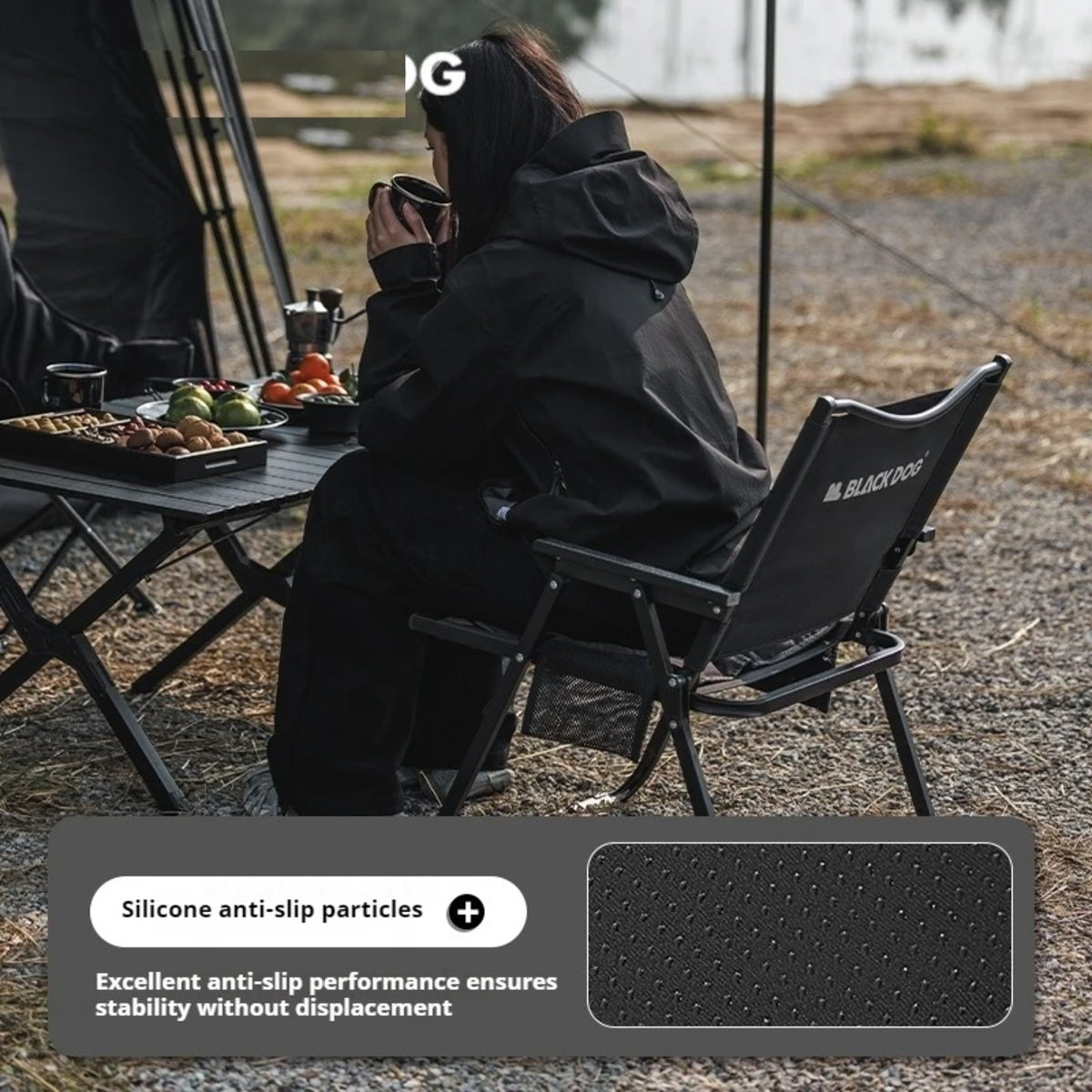 Heated Camping Chair Cushion - 4-Level Winter Travel Pad