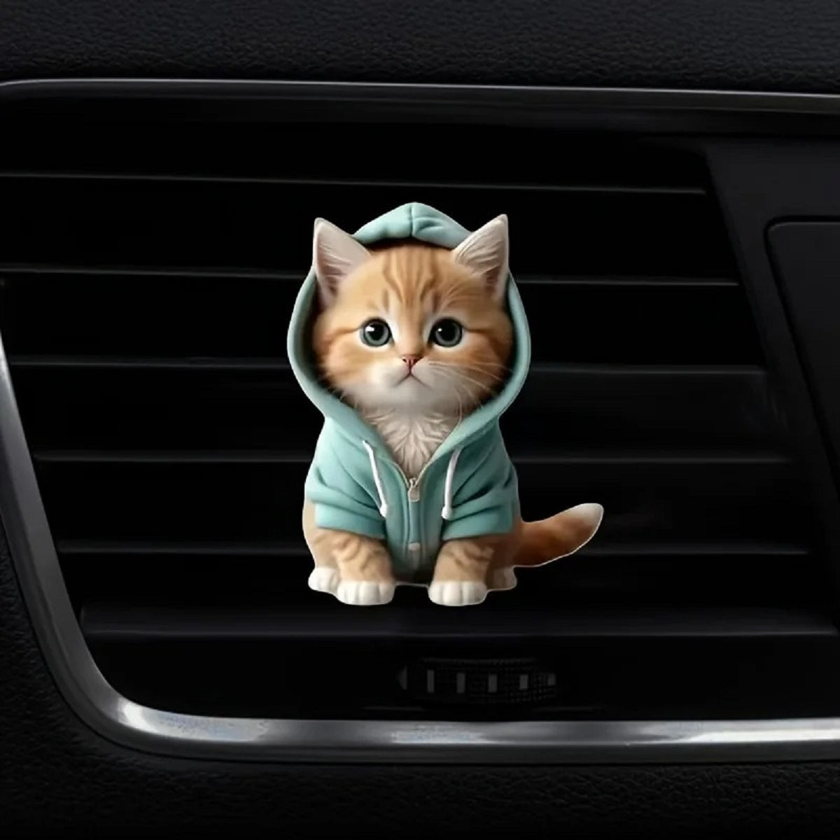 Cat Car Aromatherapy Clip - Cute Acrylic Vent Freshener