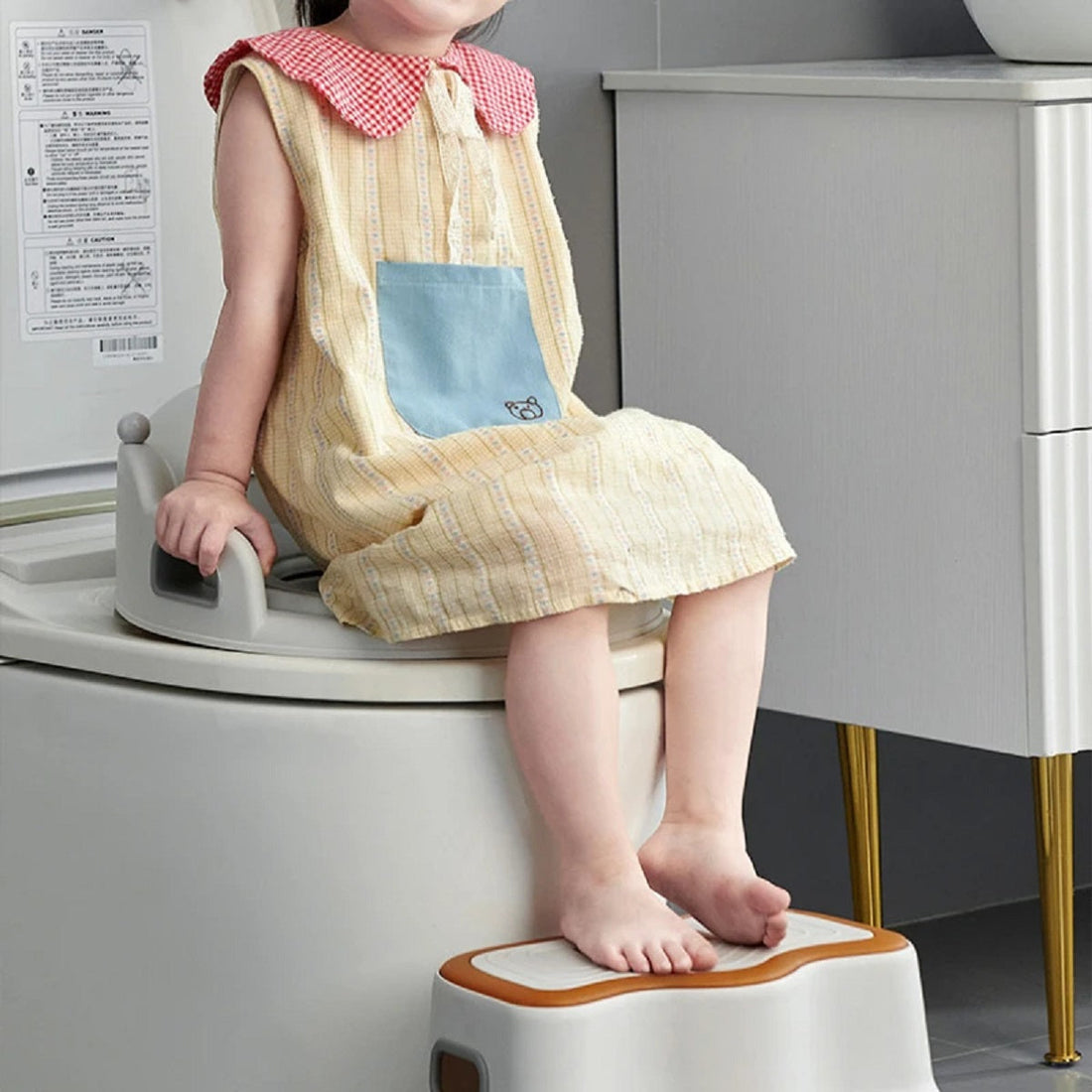 Baby Child Toilet Seat - Soft Cushion Potty Training Ring