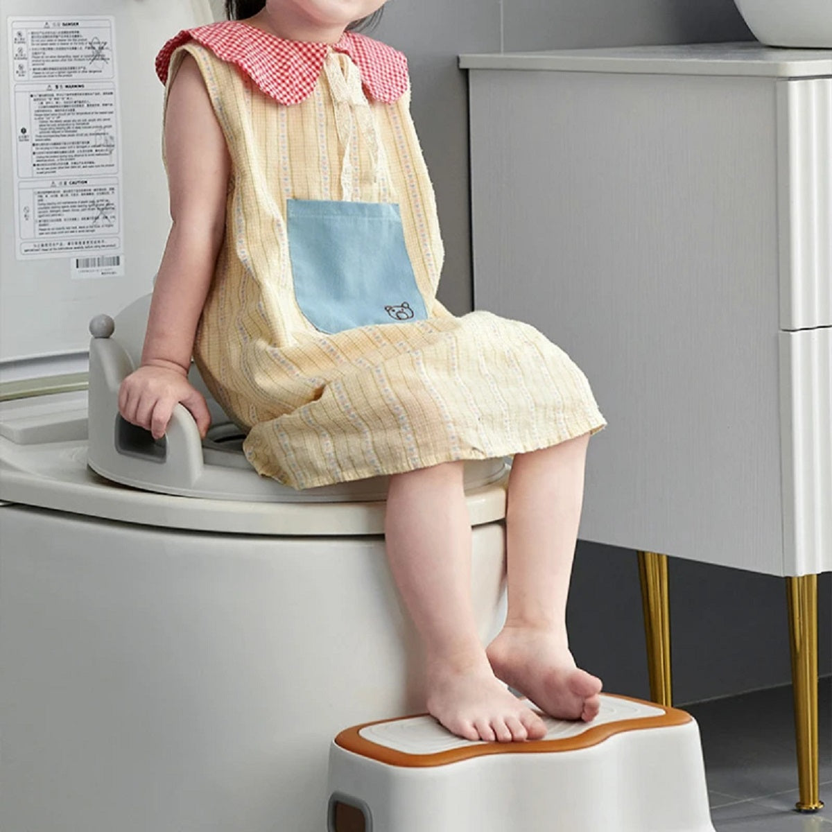 Baby Child Toilet Seat - Soft Cushion Potty Training Ring