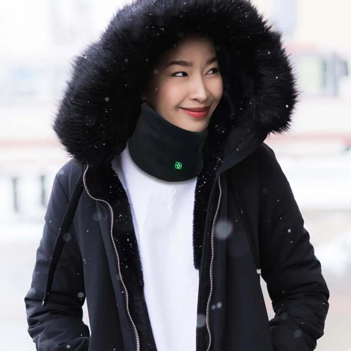 USB Heated Scarf - Wireless Neck Warmer for Winter Outdoor Sports