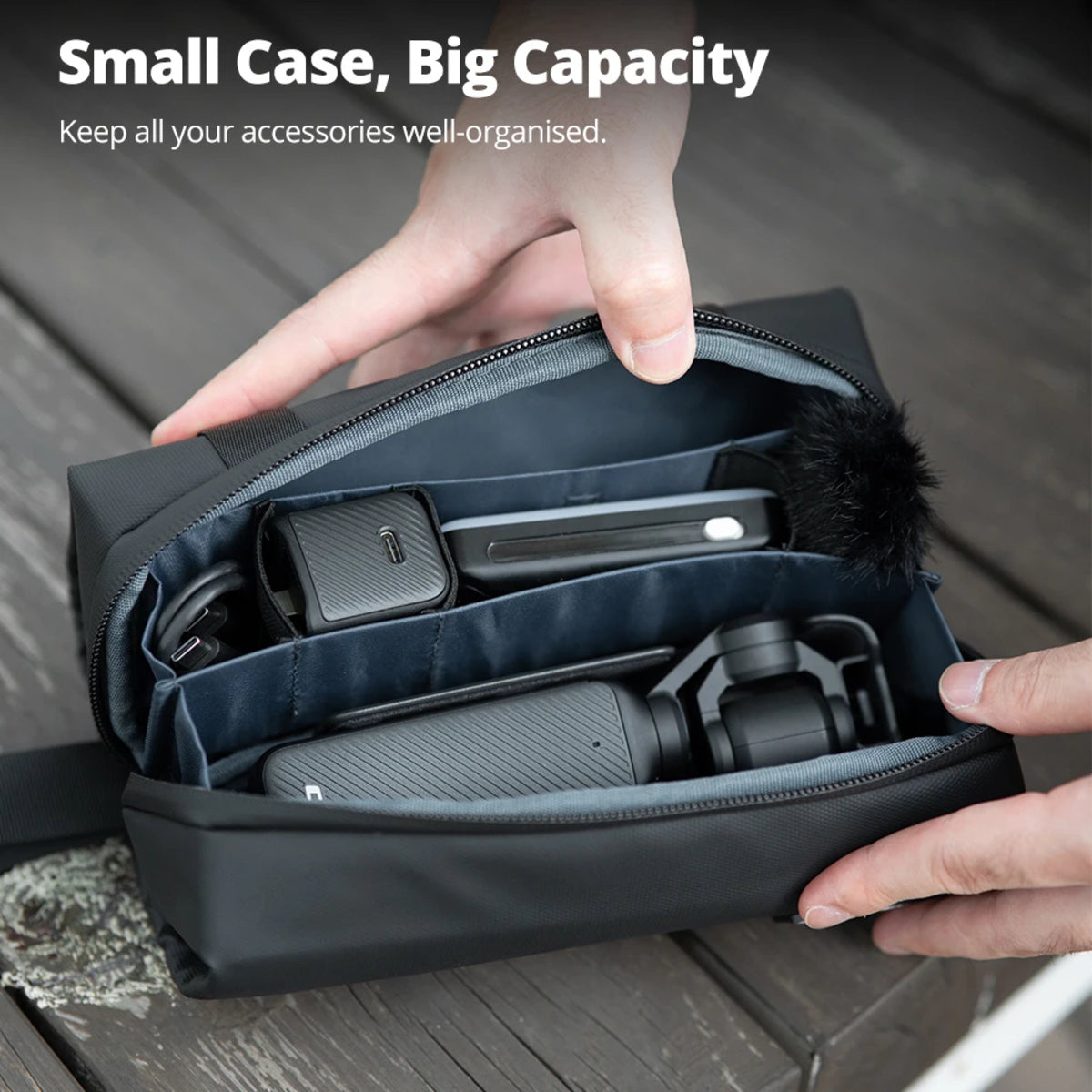 Portable Camera Storage Bag - Protective Soft Case for Dji Osmo Insta360 Gopro
