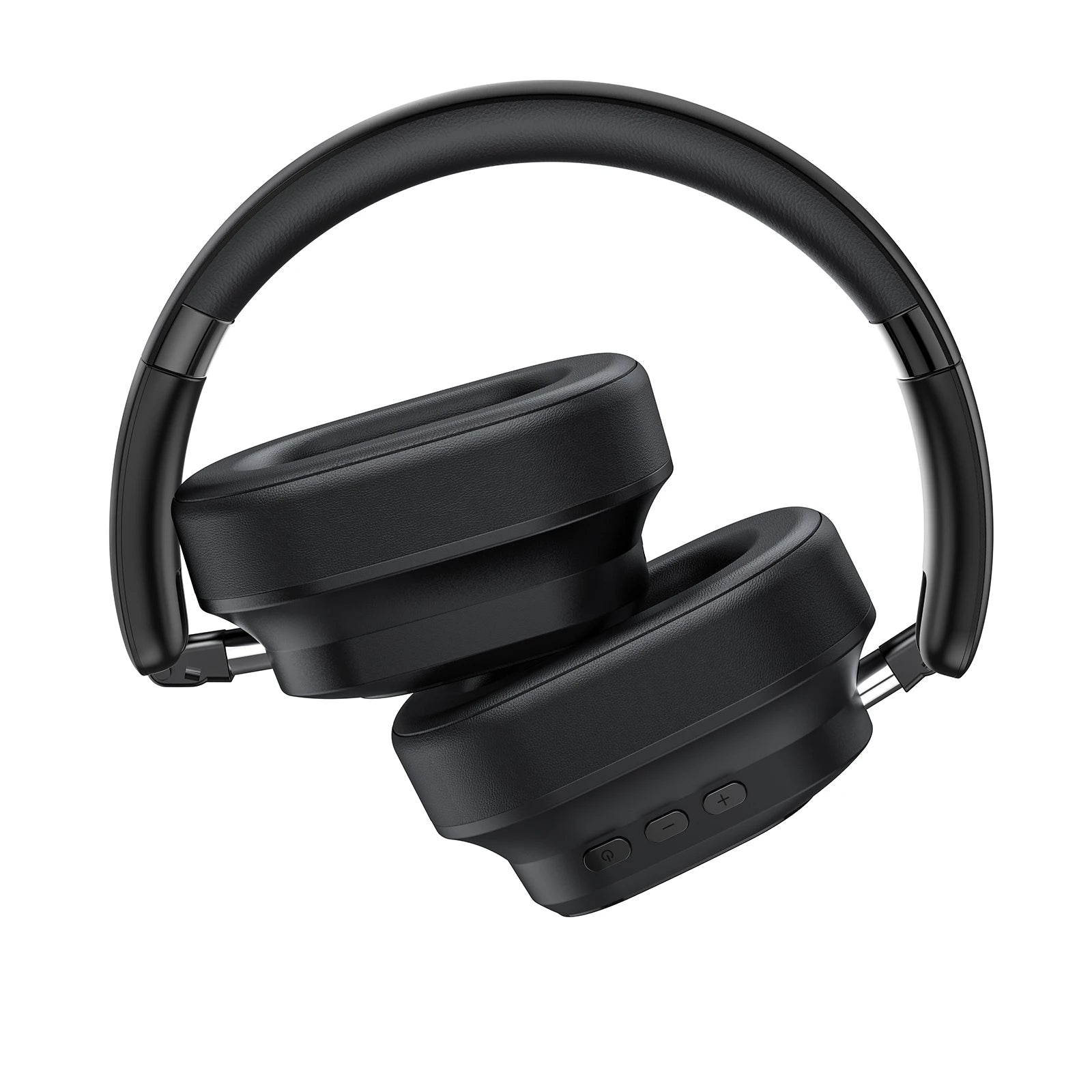 Hybrid Wireless Headphones - Headset with LED Screen and Magnetic Touch Control