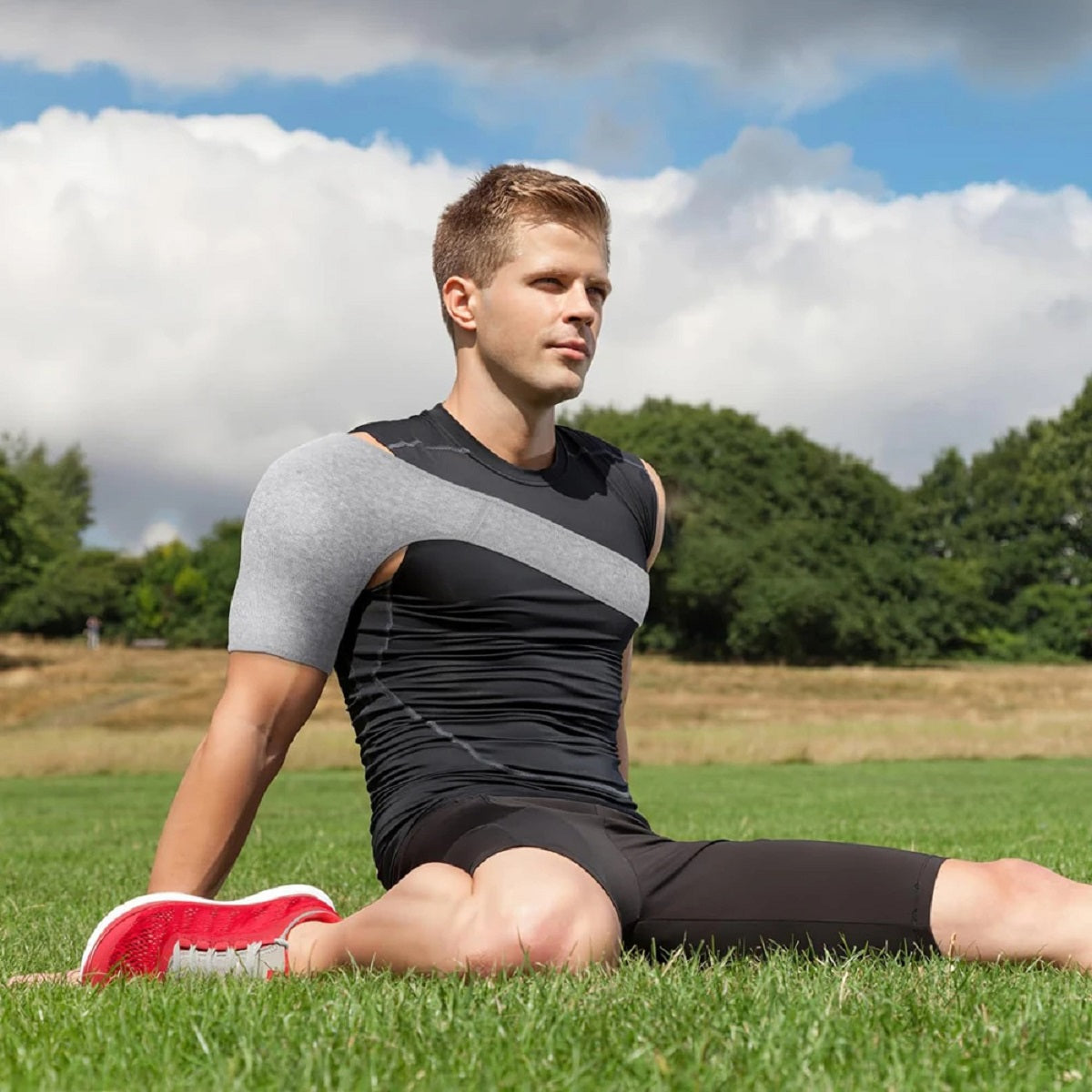 Adjustable Compression Shoulder Brace - Support for AC Joint and Rotator Cuff