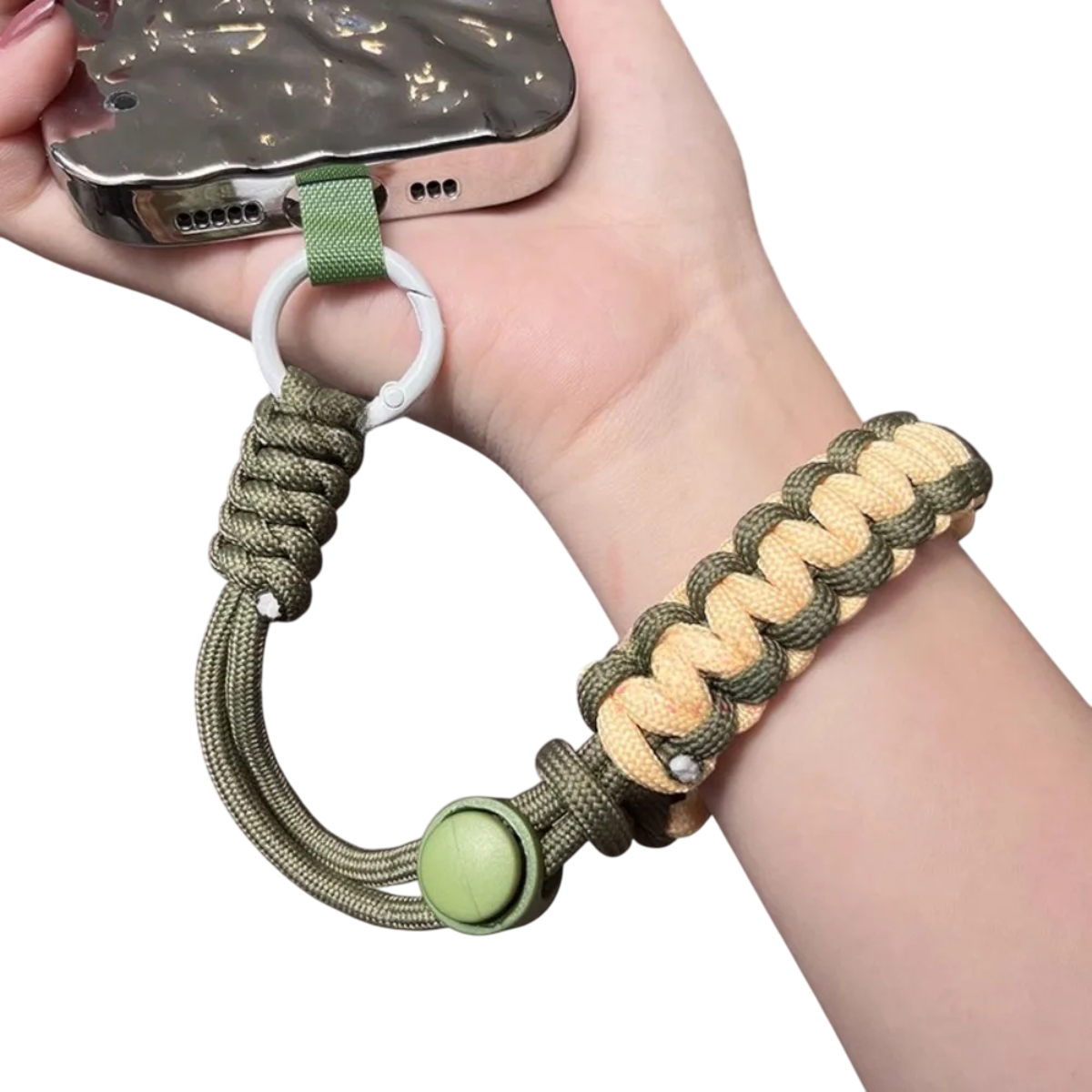 Handwoven Phone Lanyard - Adjustable Wrist Strap Anti-Drop
