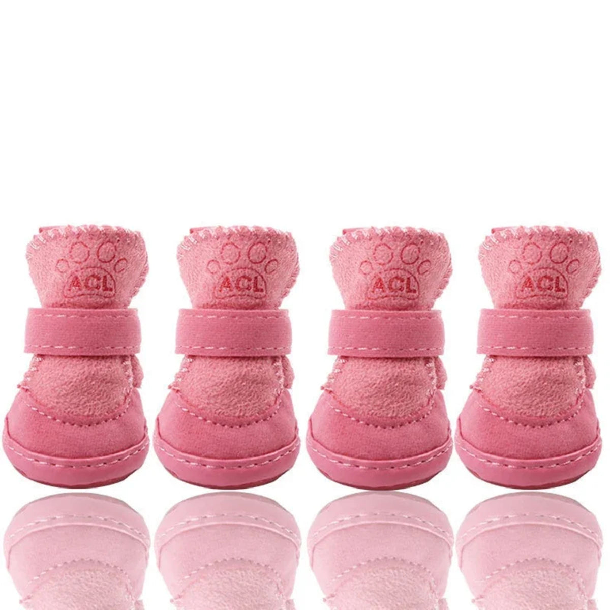 Dog Winter Shoes - Warm Anti-Slip Snow Boots for Small and Medium Pets
