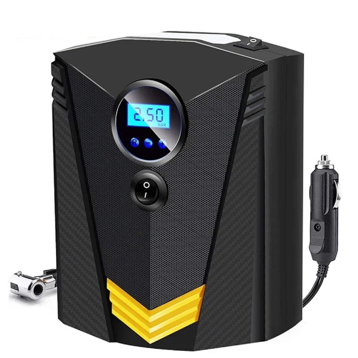 Portable Tire Inflator - Fast Air Pump with LED Light for Cars Motorcycles & Bicycles