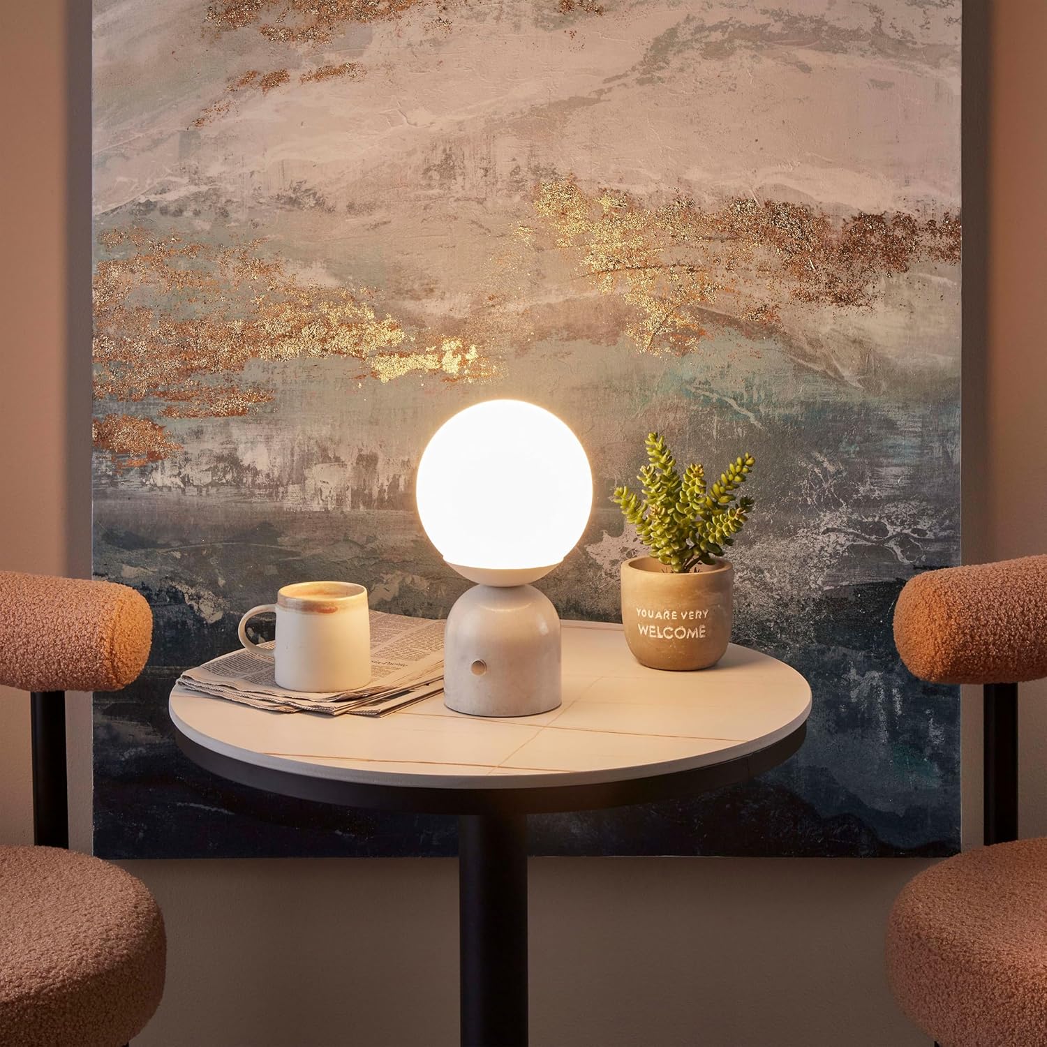 Nordic LED Touch Rechargeable Dimming Table Lamp