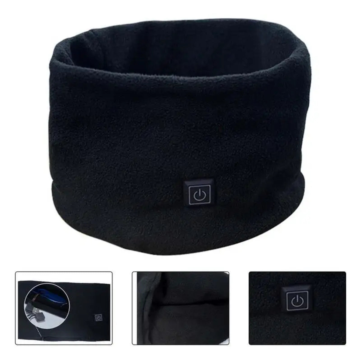 USB Heated Scarf - Wireless Neck Warmer for Winter Outdoor Sports