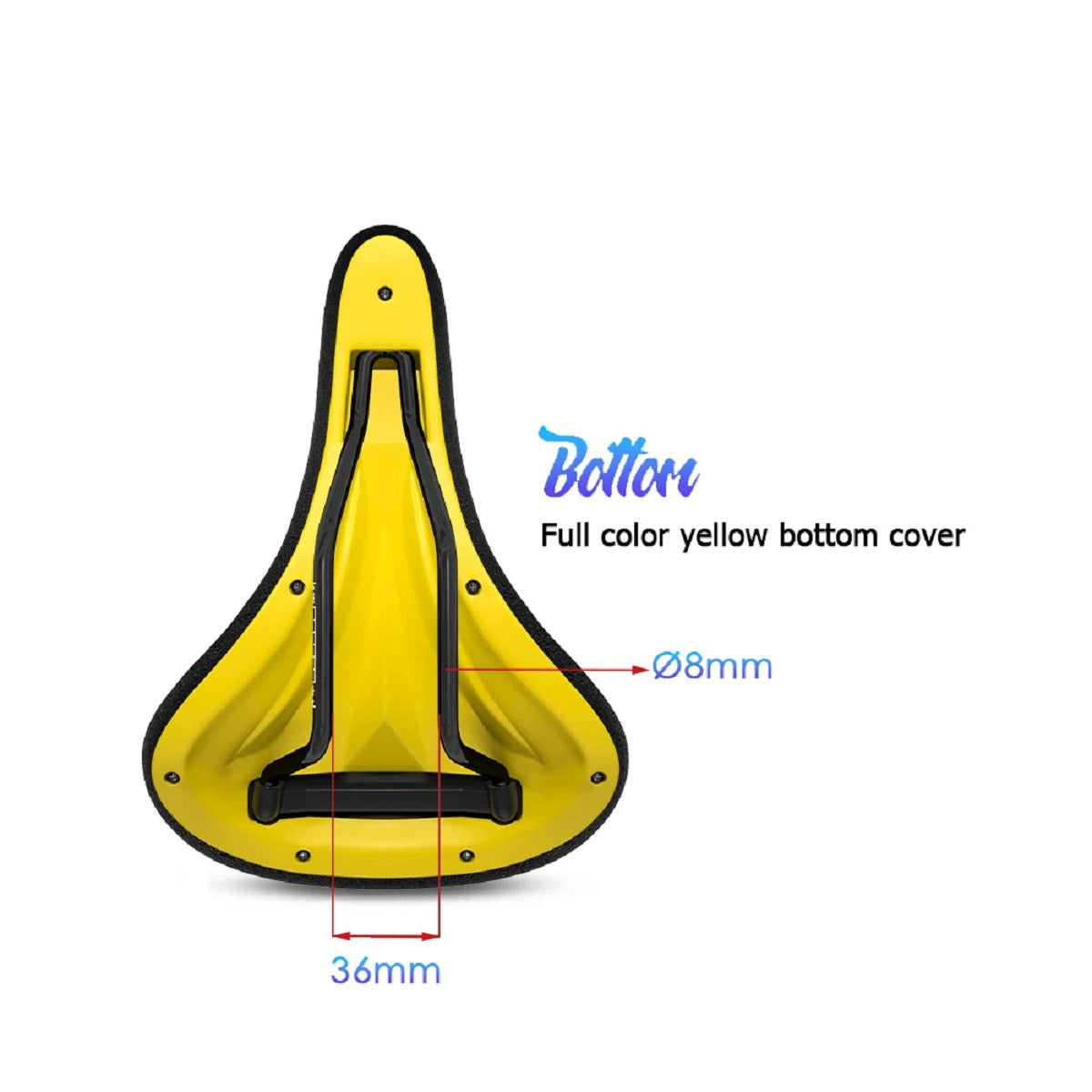 Bicycle Seat Cruiser Bike Saddle with Cover