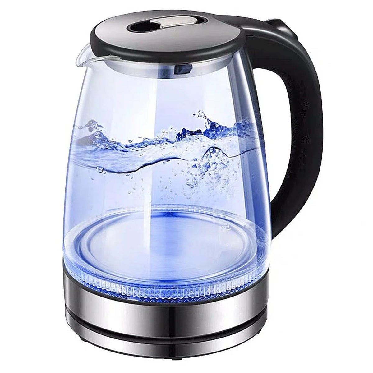 1.9 qt Glass Electric Kettle - 220V Fast Boil with Dry-Boil Protection