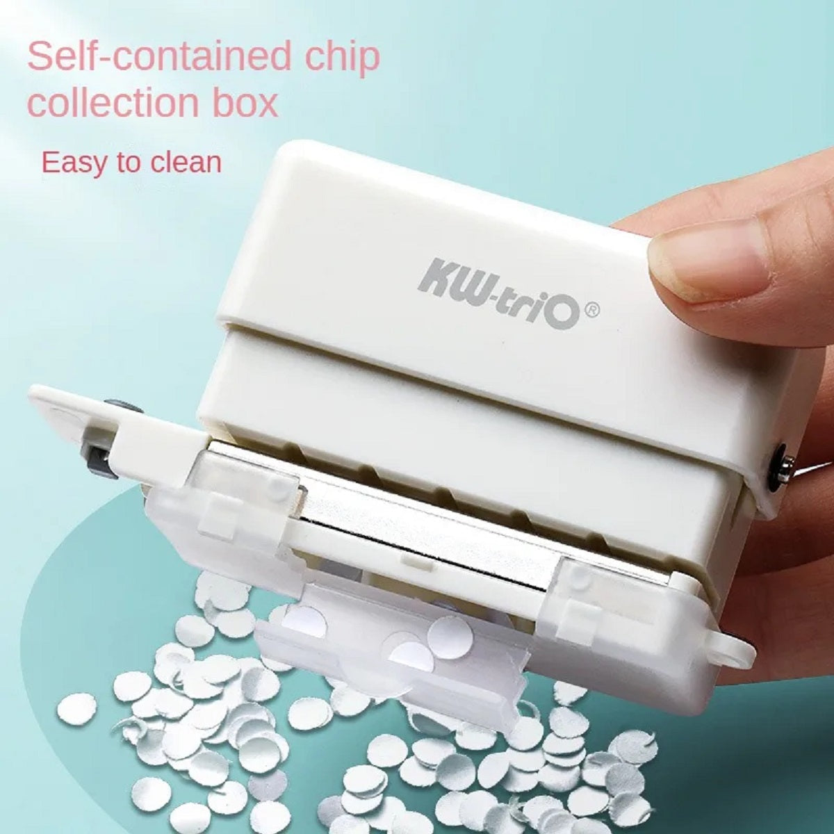 Mini 6-Hole Punch Machine - DIY Planner and Paper Binding Tool