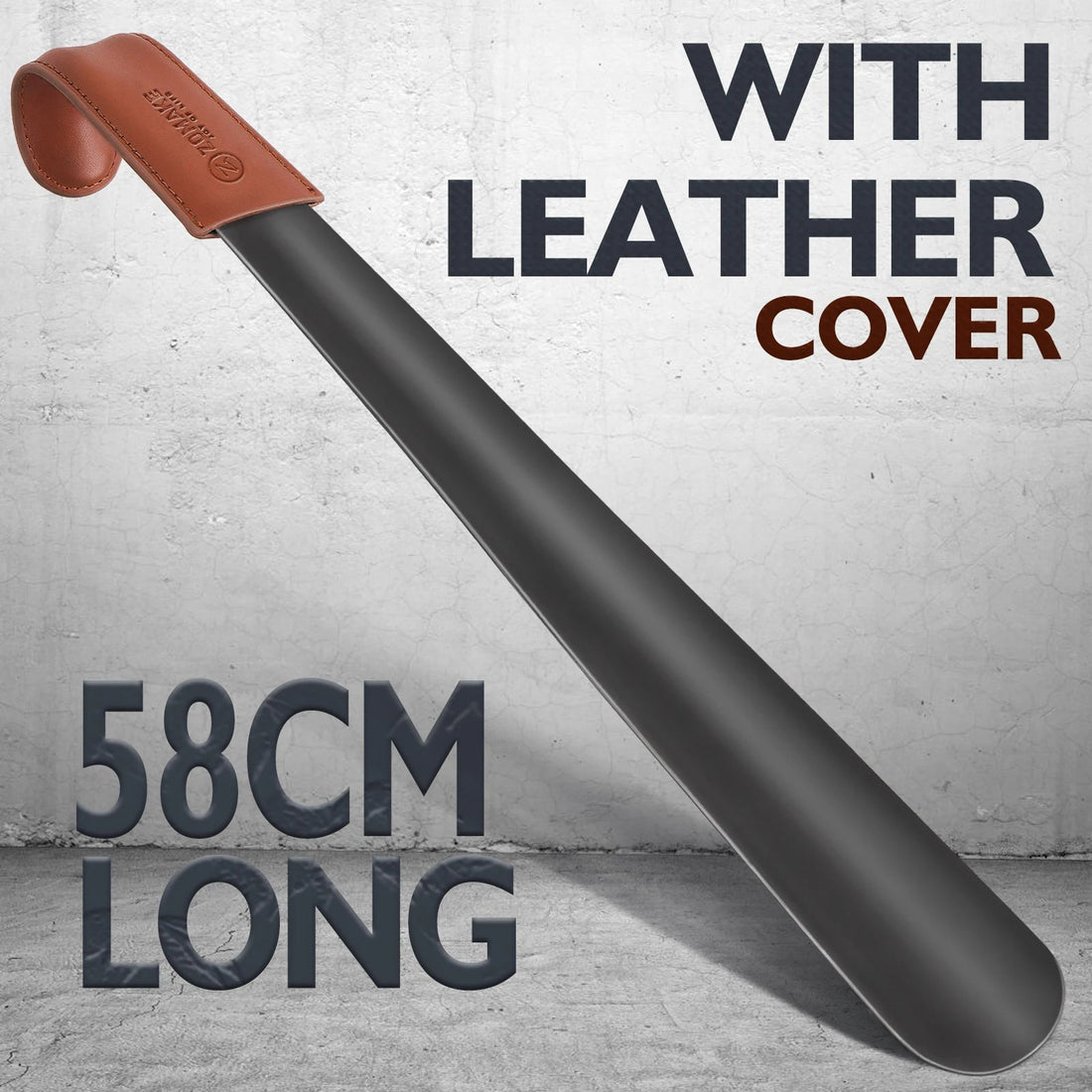 Metal Shoe Horn Long Handle for Seniors