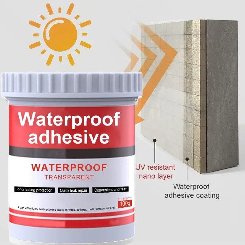 Transparent Waterproof Sealant - Strong Leak-Proof Adhesive Sealing Coating