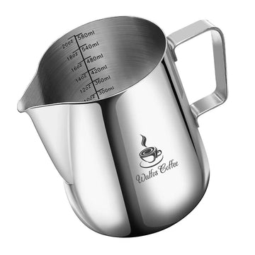 Milk Frother Cup Stainless Steel Jug Steaming Pitcher