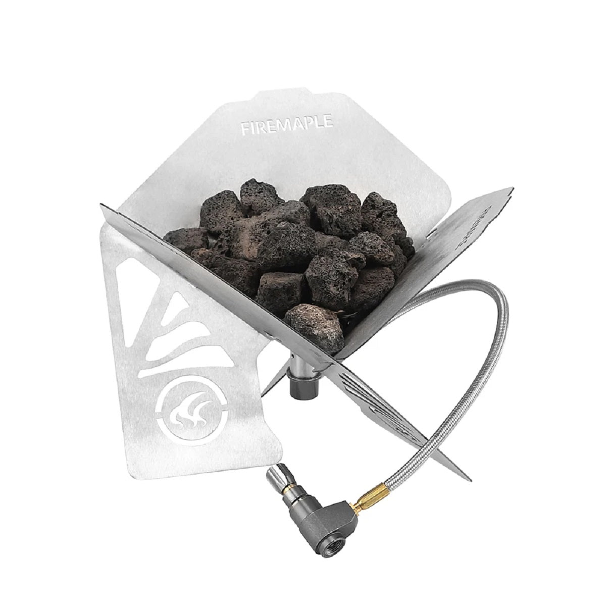 Portable Fire Pit - Windproof Foldable Stainless Steel Heater for Camping
