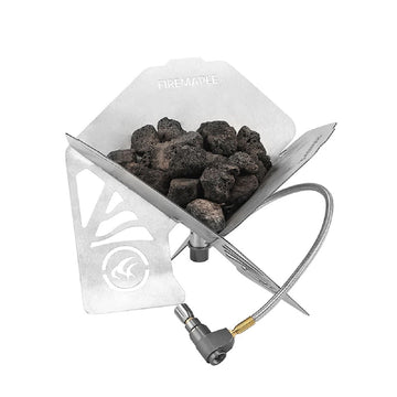 Portable Fire Pit - Windproof Foldable Stainless Steel Heater for Camping