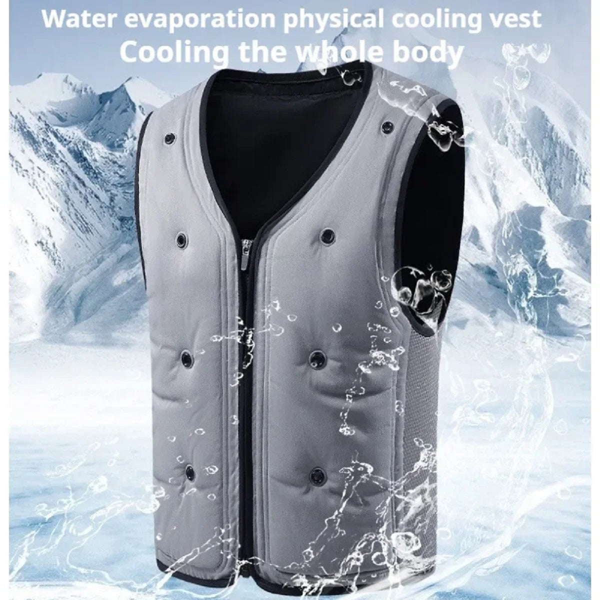 Cooling Vest - Water Injection Evaporative for Summer Heat Relief
