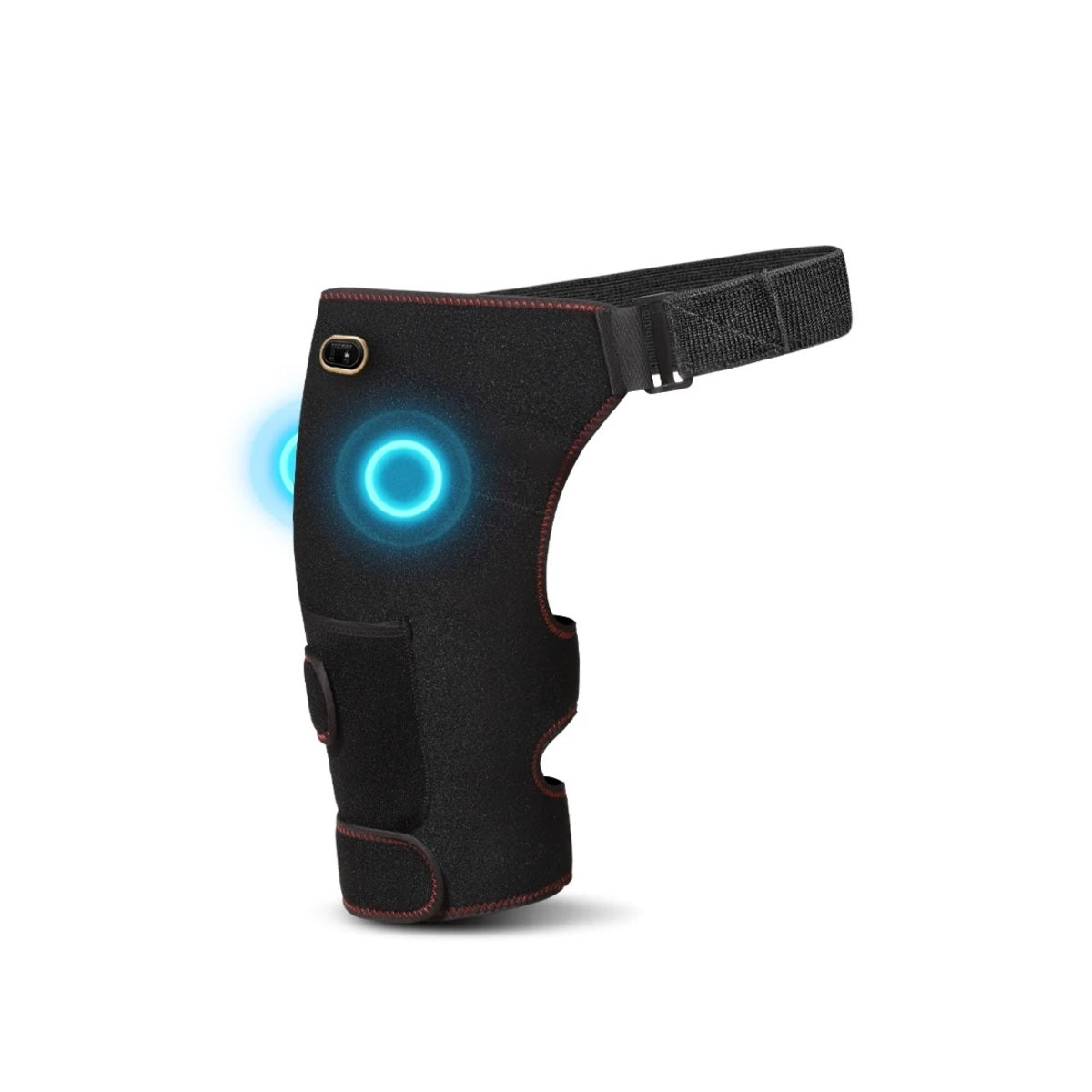 Heated Hip Support Brace - Cordless Massager for Sciatica and Back Pain
