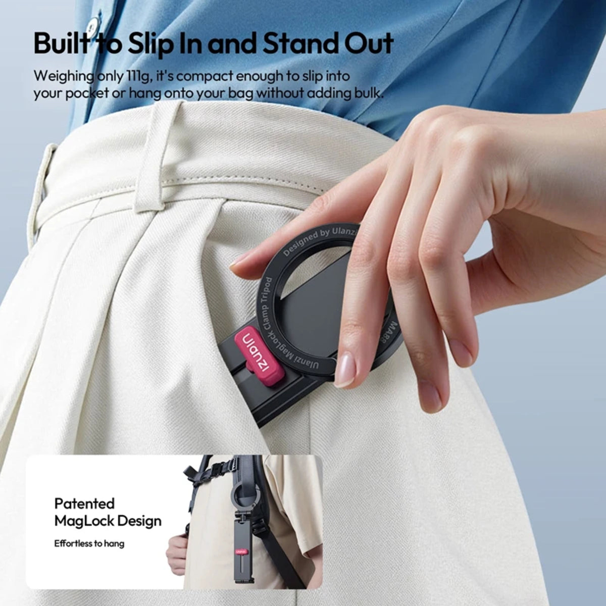 360° Phone Holder Mount - MagSafe Adjustable Tripod Clamp for iPhone