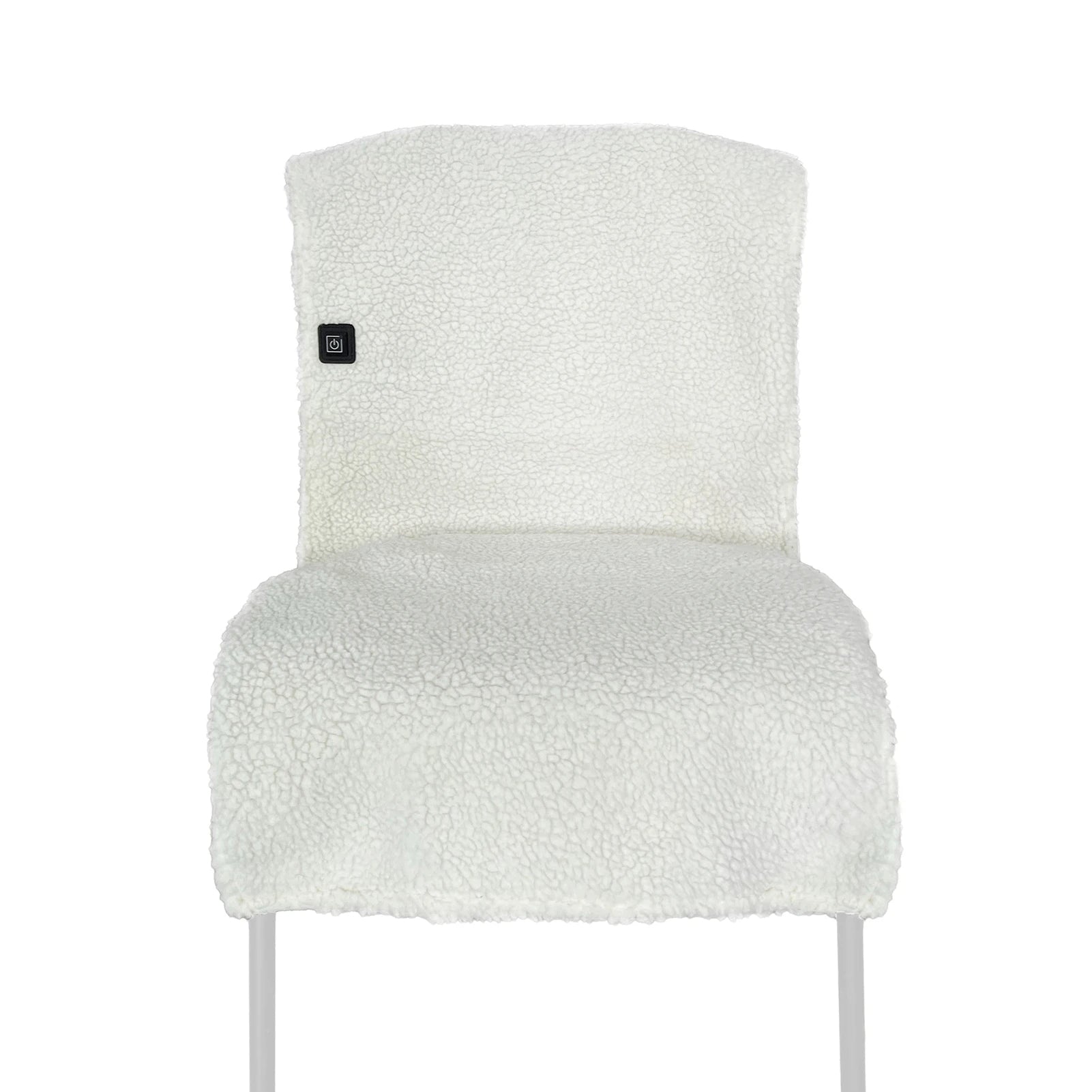 Electric Heated Sherpa Seat Pad - Adjustable Temperature Chair & Sofa Mat