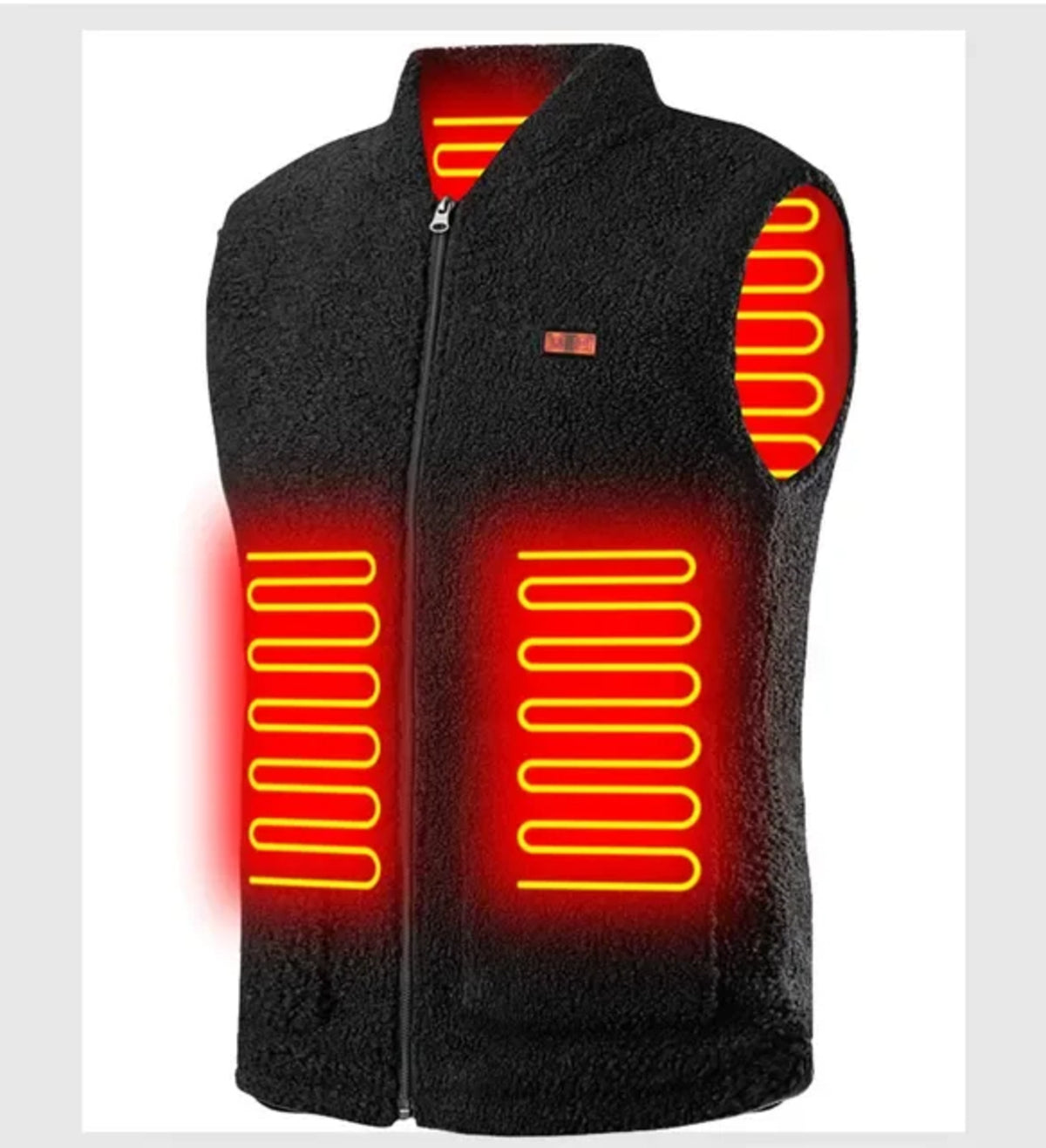 USB Heated Vest - 3-Level Washable Sleeveless Winter Sports Jacket