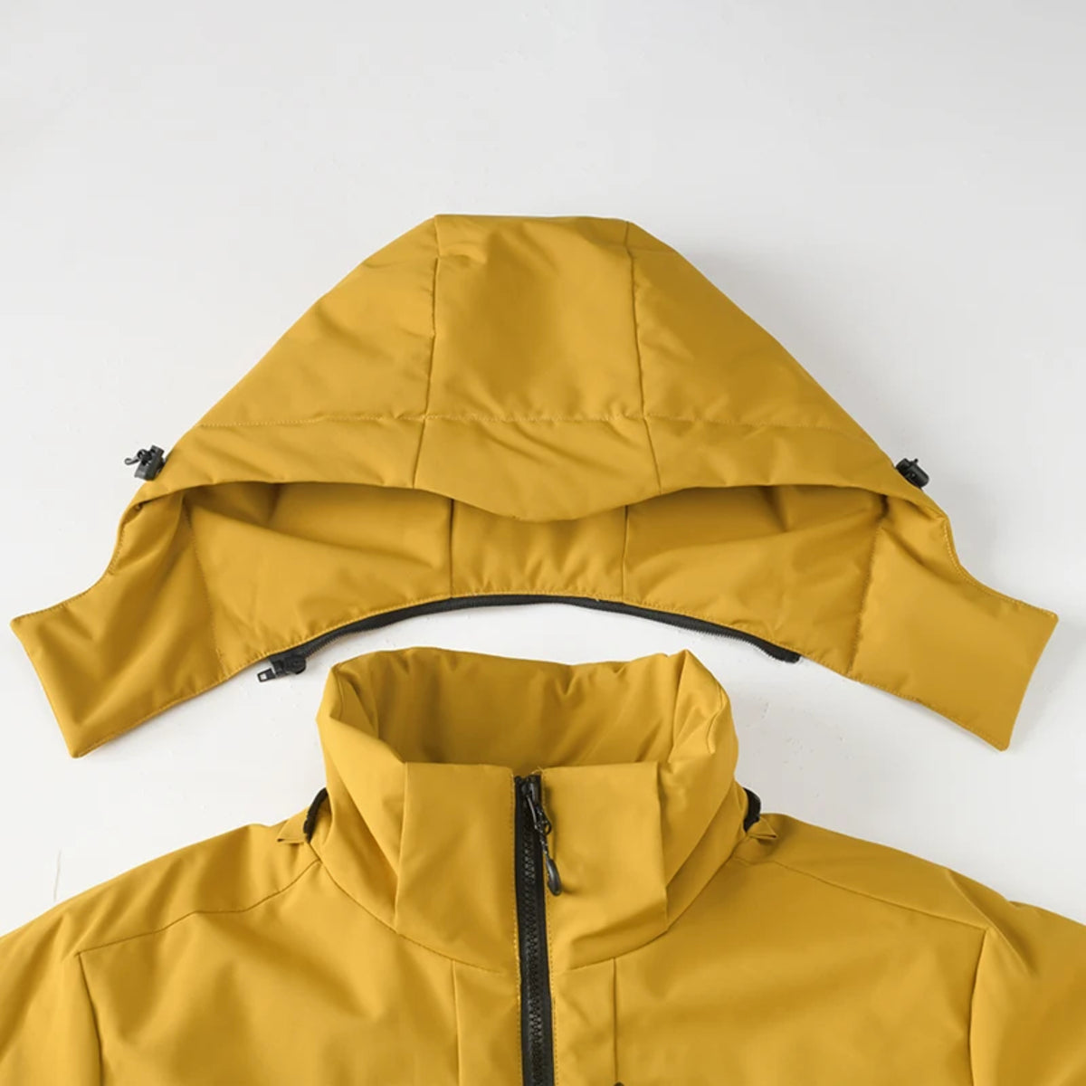 Unisex Waterproof Fleece Jacket - Winter Windproof Thermal Raincoat