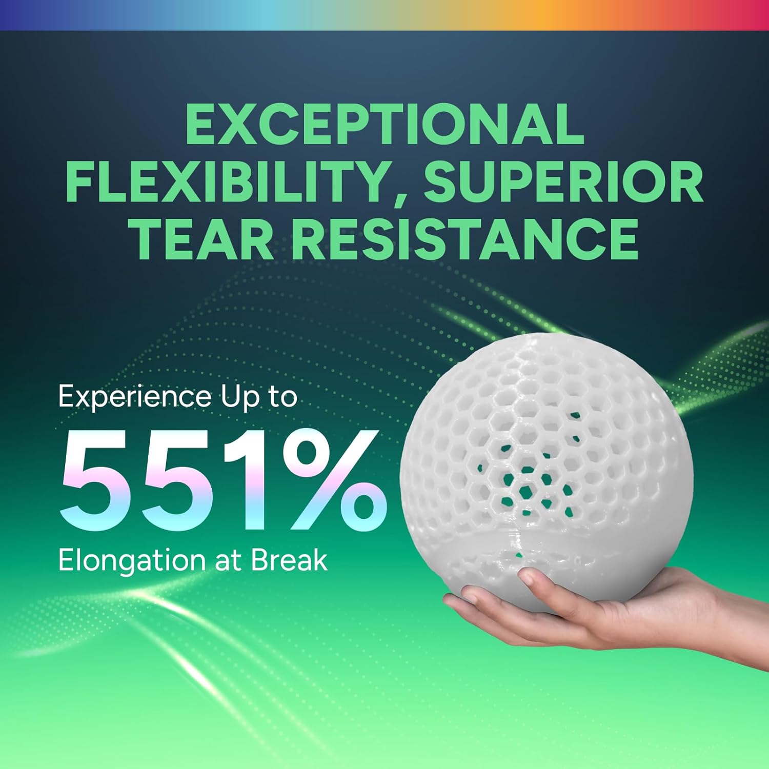 TPU Filament 0.07 in (95A) -High Elasticity and Heat Resistant for 3D Printing