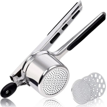 Heavy Duty Stainless Steel Potato Masher and Ricer Kitchen Tool