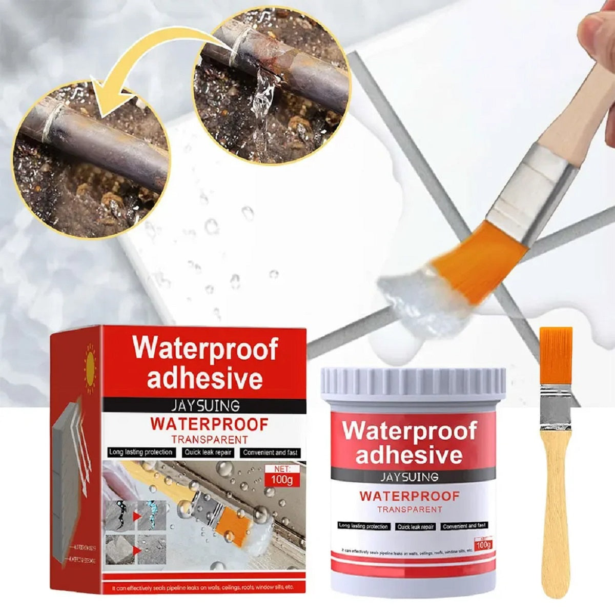Transparent Waterproof Sealant - Strong Leak-Proof Adhesive Sealing Coating