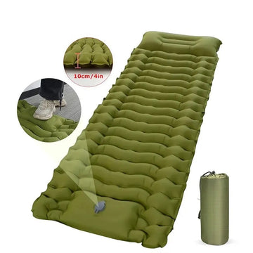 Outdoor Inflatable Camping Mattress - Thick Sleeping Pad