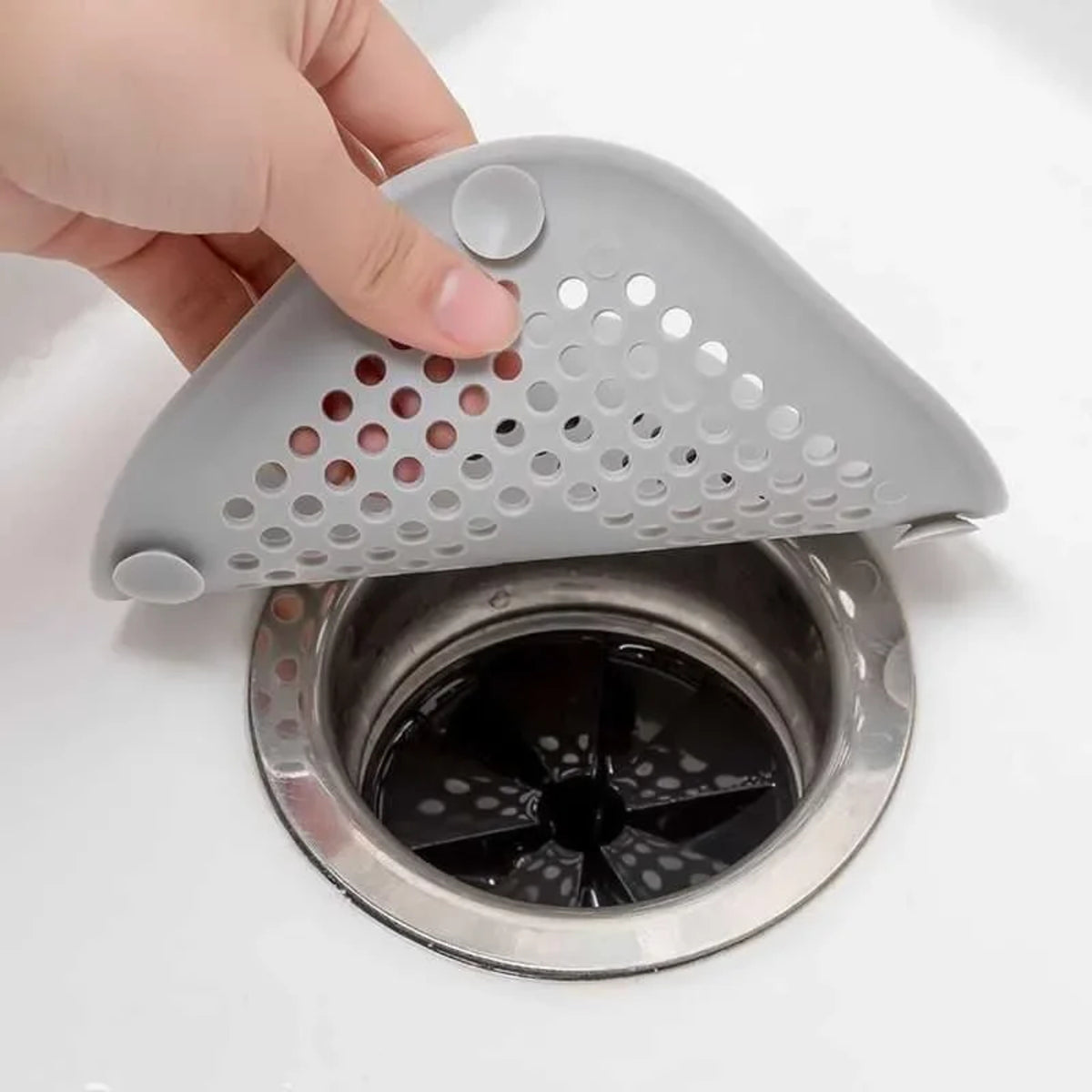 Premium Silicone Drain Strainer - Keeps Floors Dry and Traps Unwanted Debris