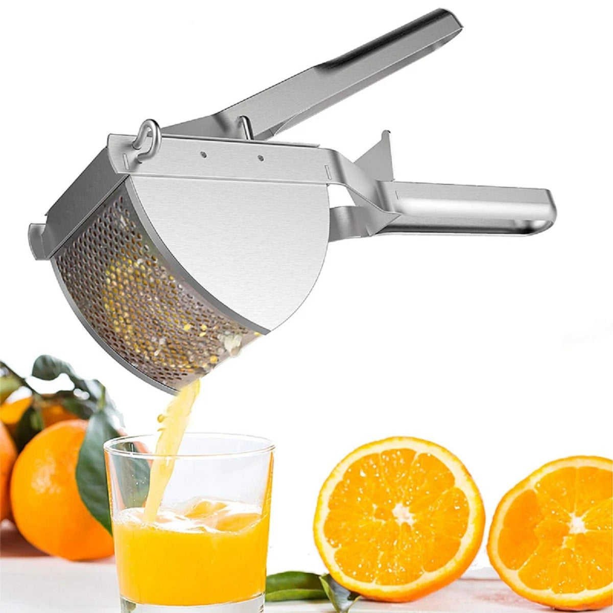Potato Ricer Stainless Steel Masher Food Fruit Vegetable Juicer