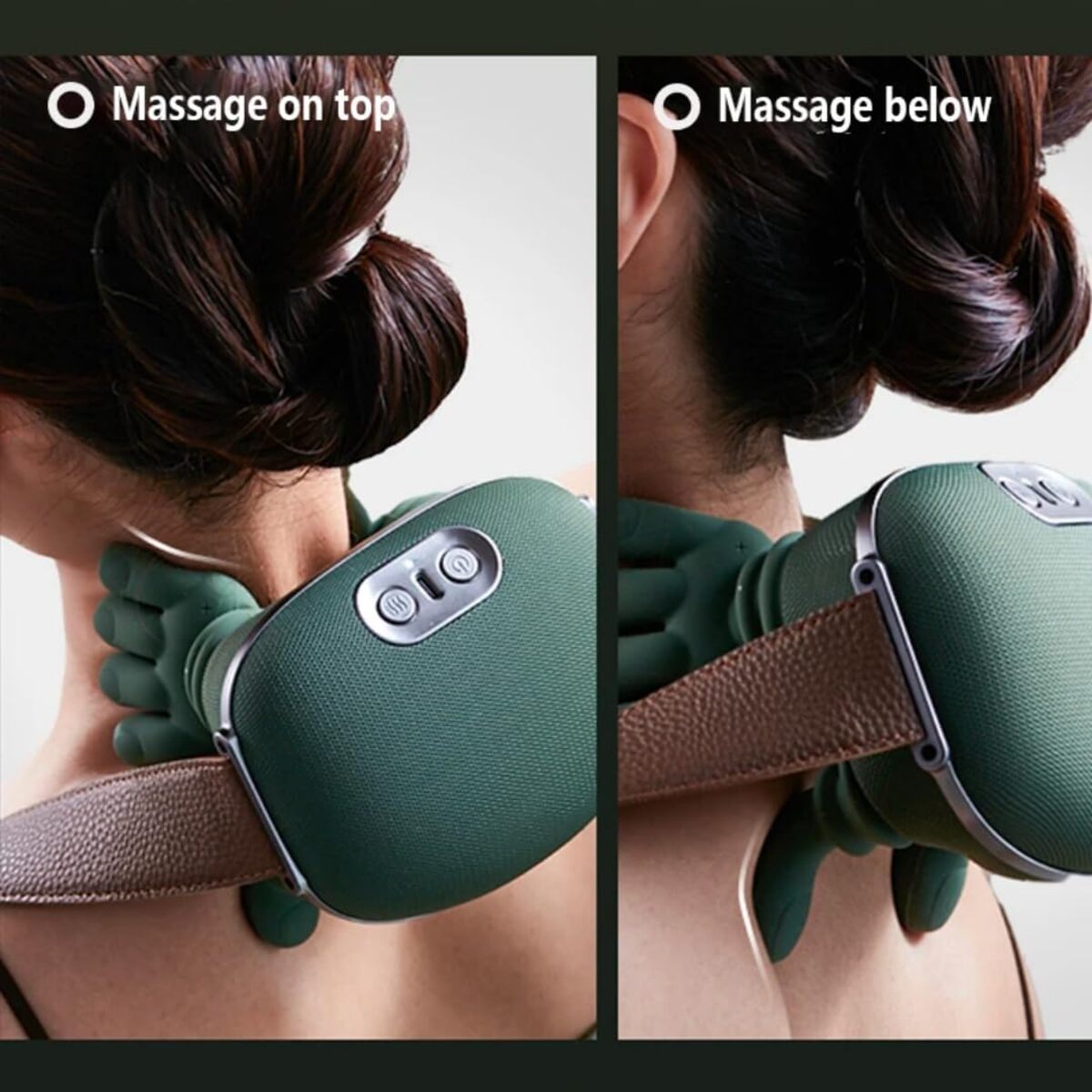 Heated Shiatsu Massager - Portable 4D Deep Tissue Neck and Back