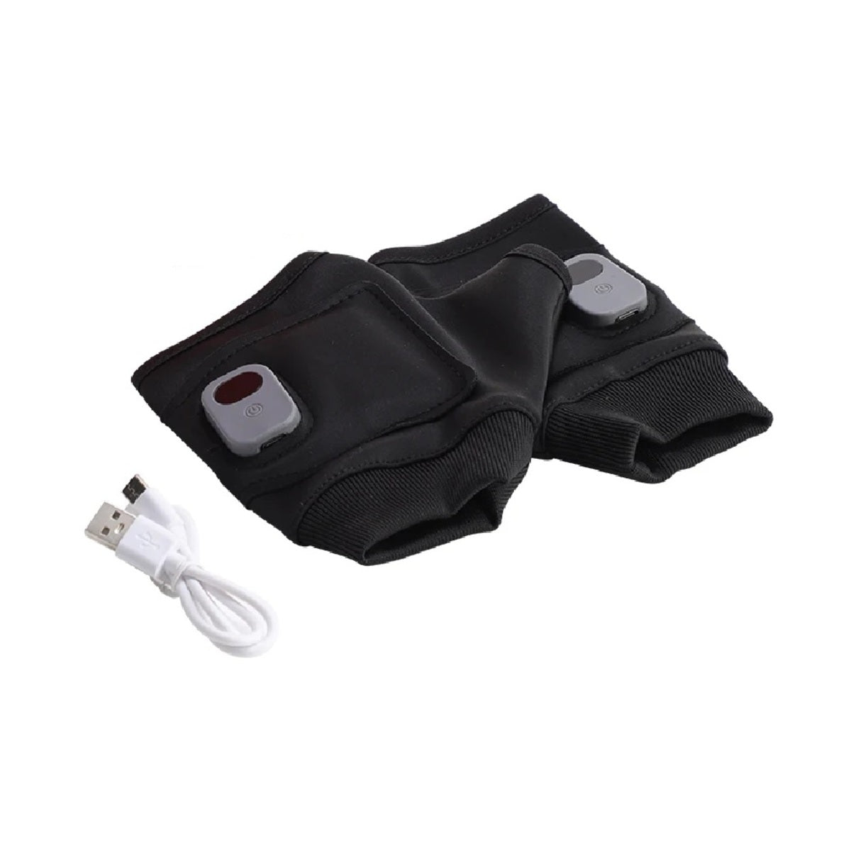 Touchscreen Heated Gloves - USB Rechargeable Fingerless Hand Warmers