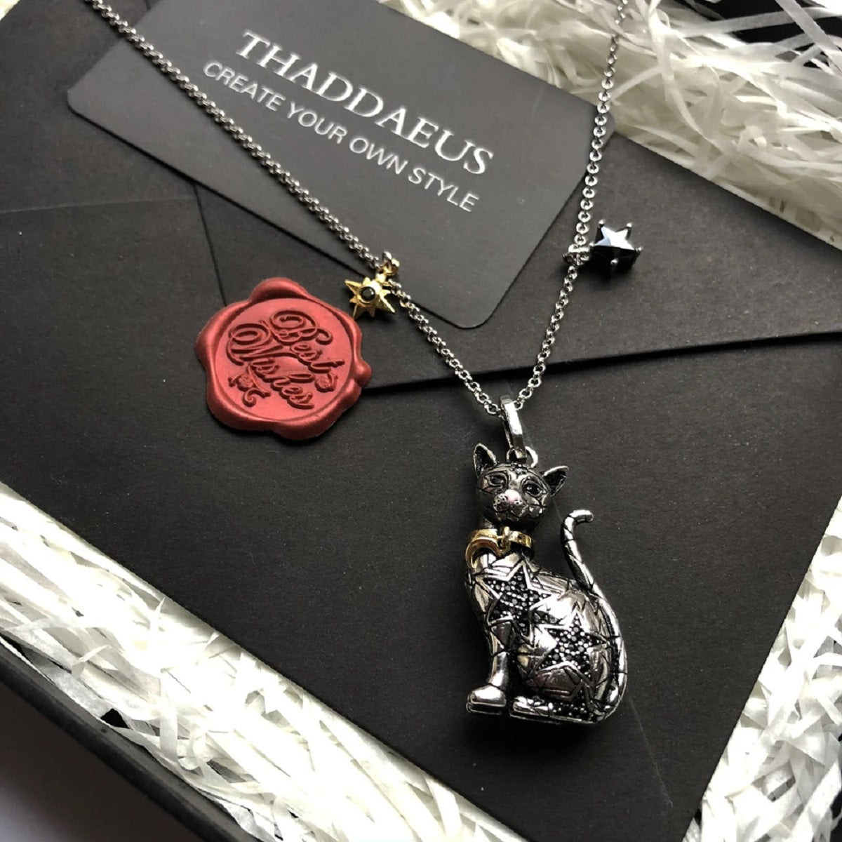 Star Magic Cat Chain Necklace
