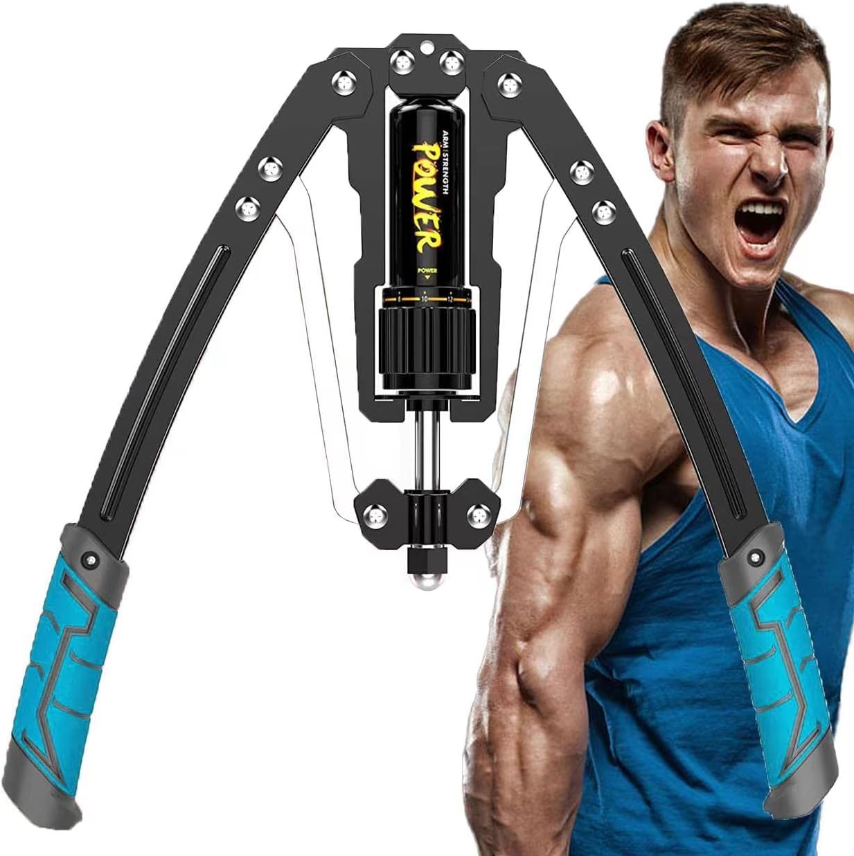 Hydroflex Arm Trainer - Adjustable Chest and Shoulder Power Exerciser