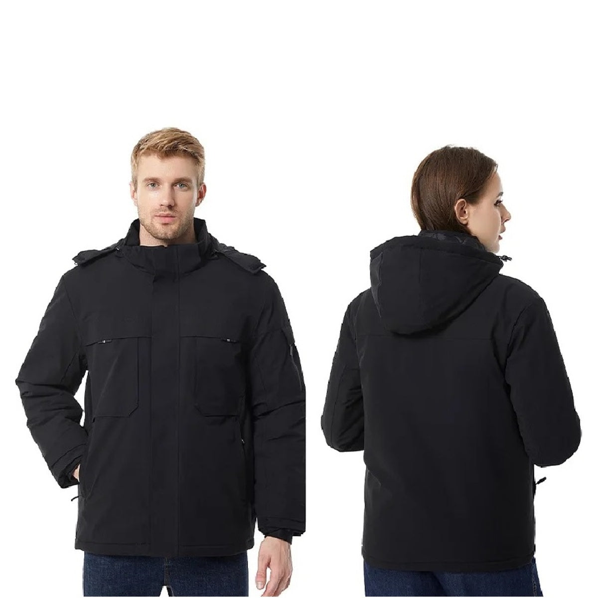 Heated Jacket - Waterproof 9-Zone Winter Heating Coat for Men and Women