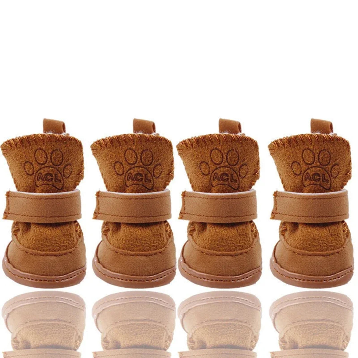 Dog Winter Shoes - Warm Anti-Slip Snow Boots for Small and Medium Pets