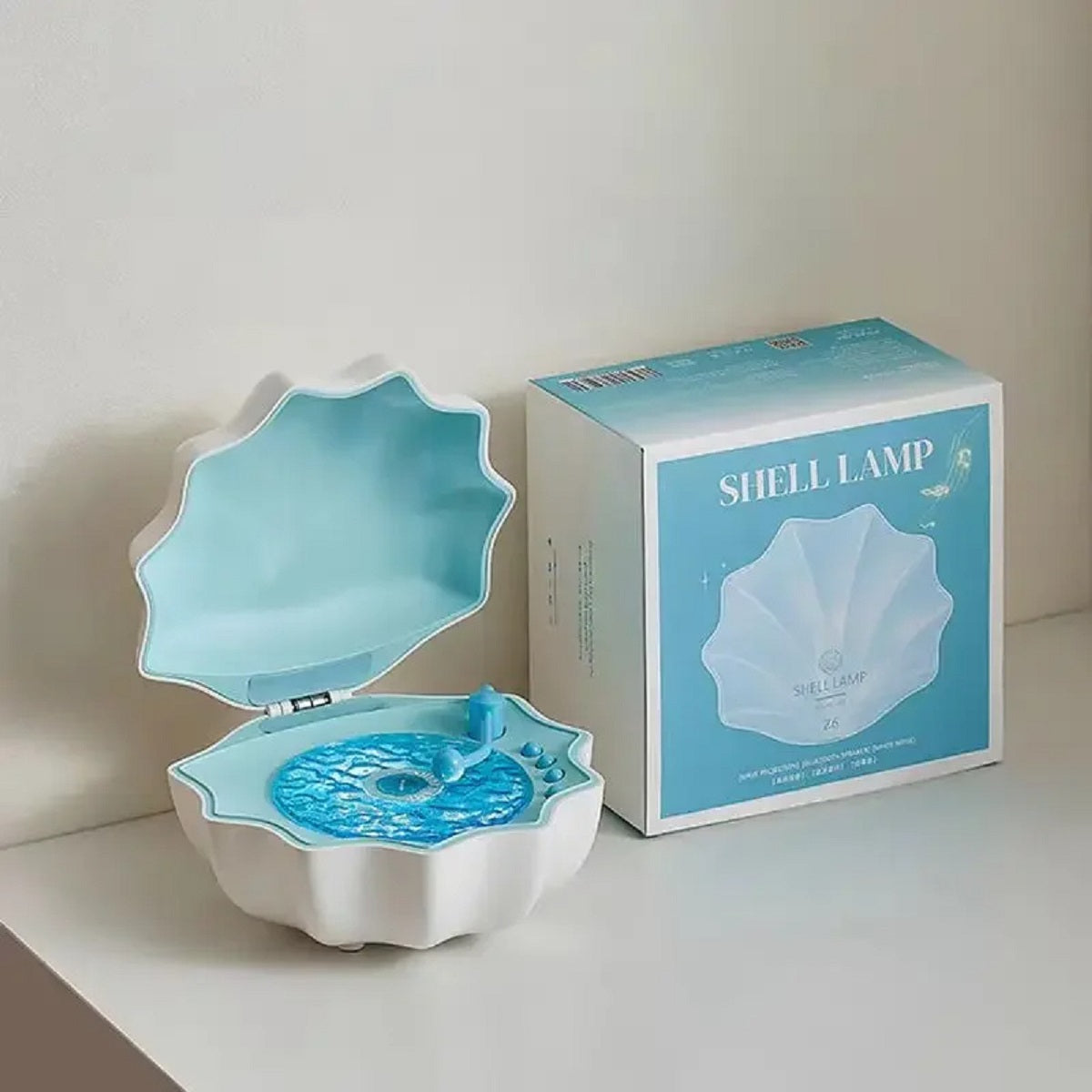 Wave Vinyl Player - Retro Bluetooth Speaker with White Noise and Lights