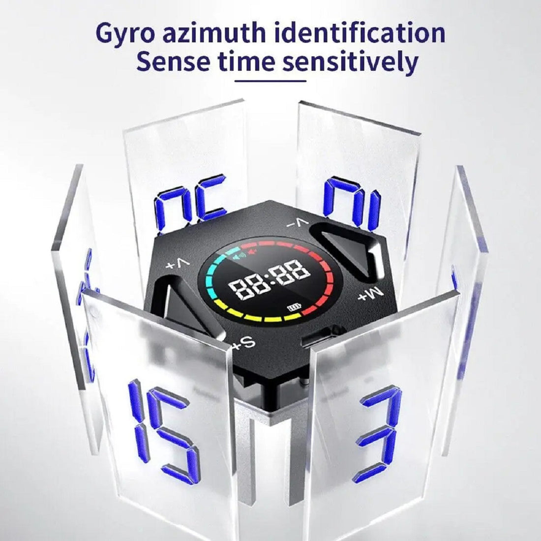 LCD Digital Flip Timer - Visual Kitchen Study for Cooking and Teaching