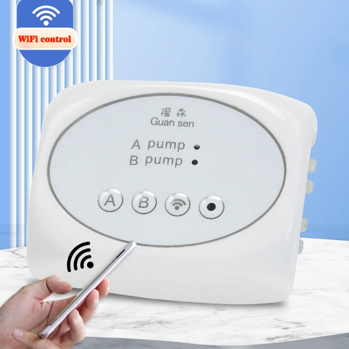 WiFi Smart Irrigation Controller - Automatic Drip Watering System with Mobile App Timer