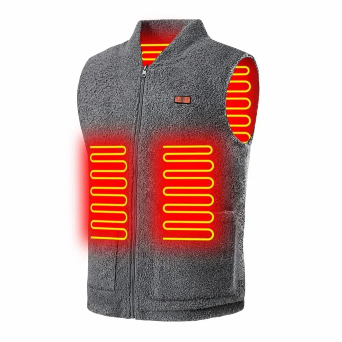 USB Heated Vest - 3-Level Washable Sleeveless Winter Sports Jacket
