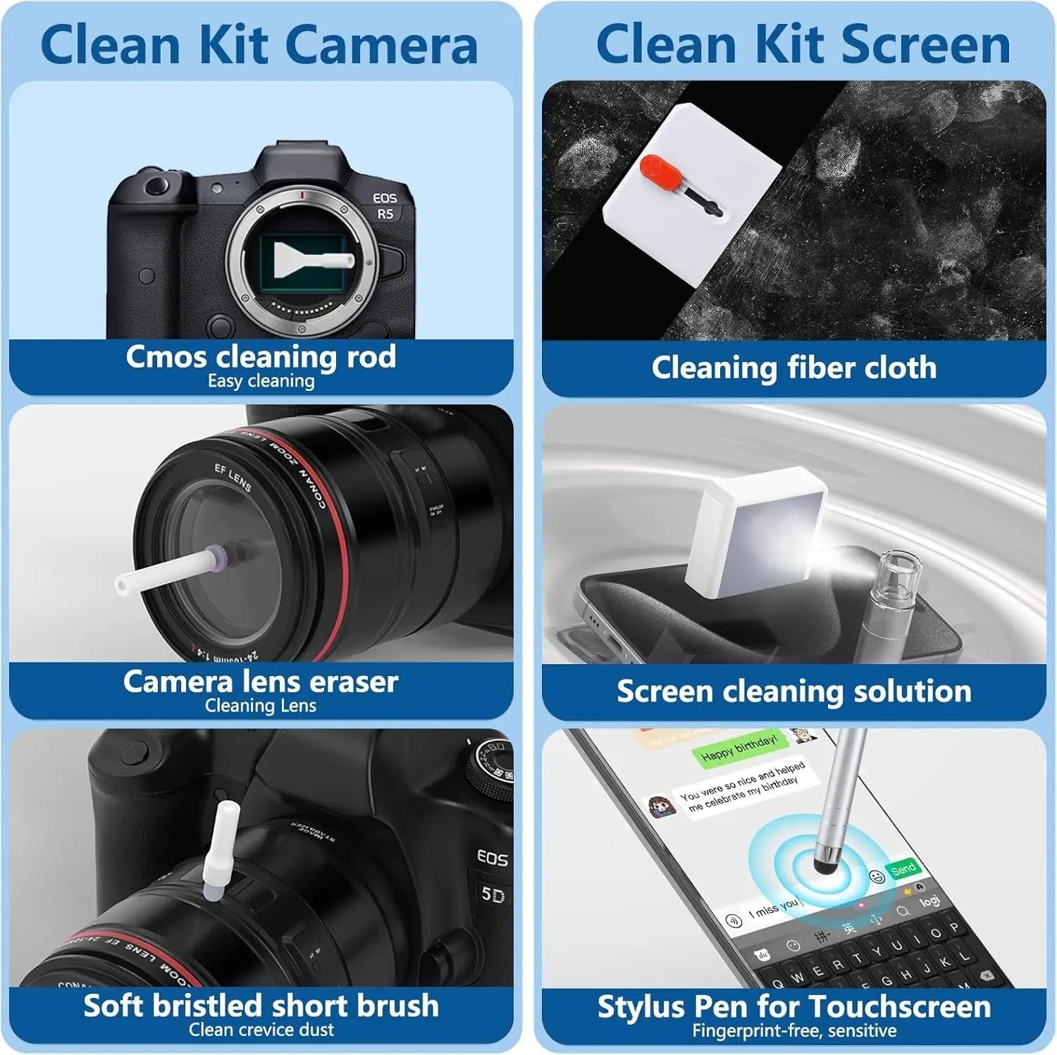 32-In-1 Electronics Cleaning Kit - Laptop Phone Keyboard and Headphones