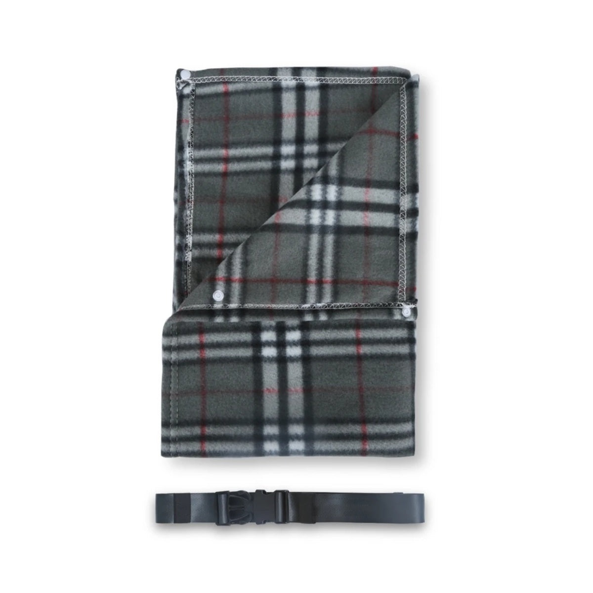 Wheelchair Blanket with Harness - Adjustable Anti-Slip Fleece Lap