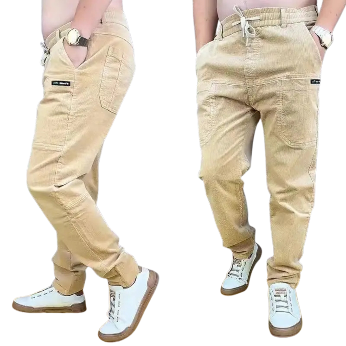 Men's Corduroy Casual Pants - Autumn Winter Trousers