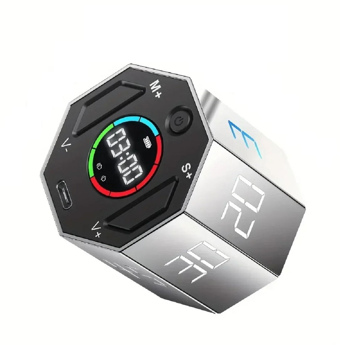LCD Digital Flip Timer - Visual Kitchen Study for Cooking and Teaching