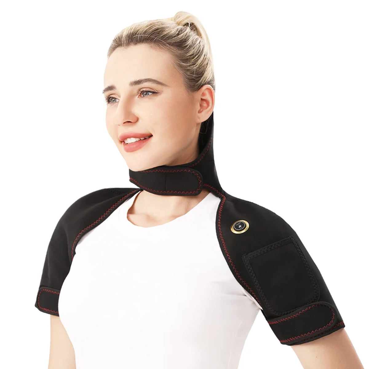 Electric Heating Massager Pads - Shoulder Neck and Back Hot Compress
