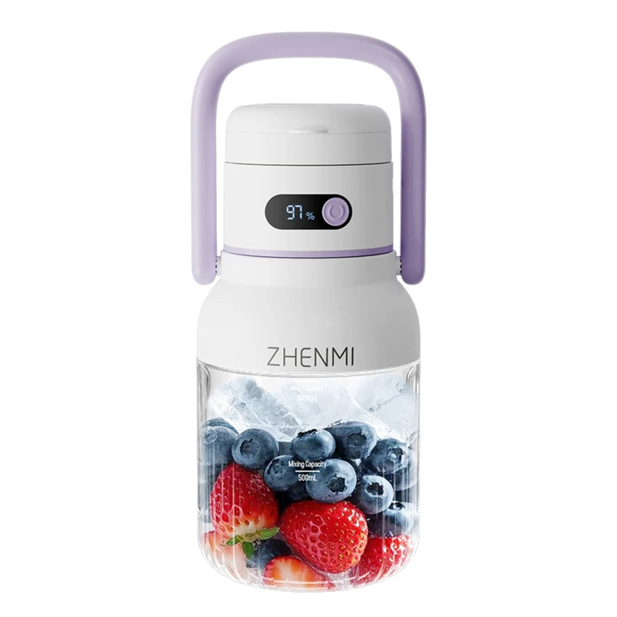 Portable Juicer Blender - 33 Oz Vessel Usb-c Rechargeable Easy-To-Clean Smoothie Maker