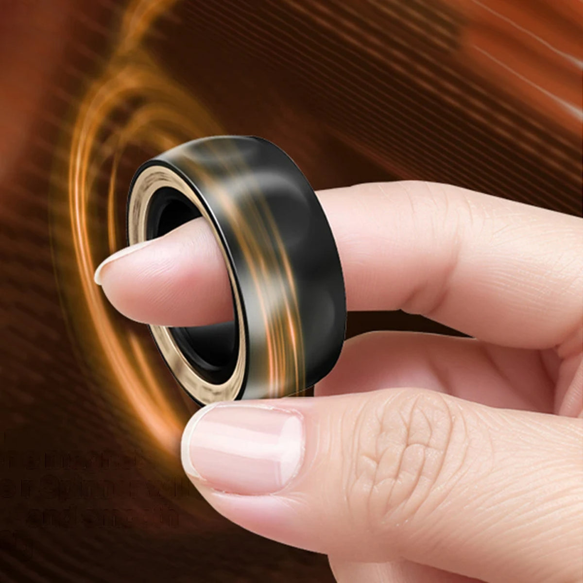 Magnetic Spinner Ring - Fidget Toy for Stress and Anxiety Relief